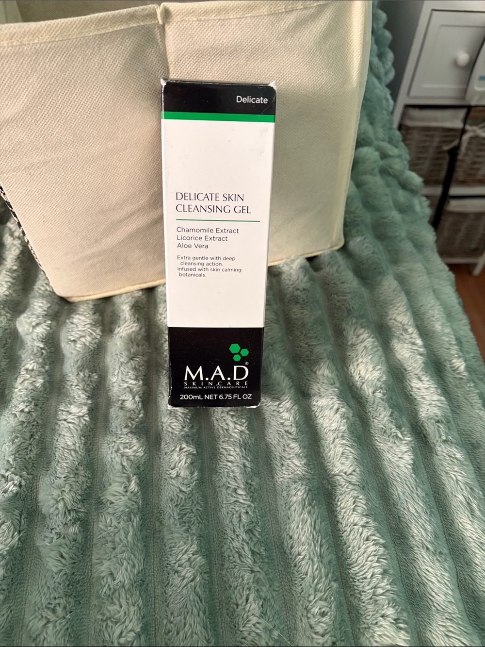 M.A.D Delicate Skin Cleansing Gel - White/Black Packaging - 200ml